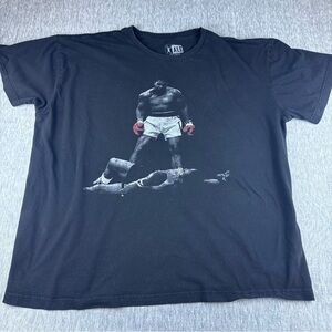 Muhammad‎ Ali Knockout Men's Black Graphic Tee